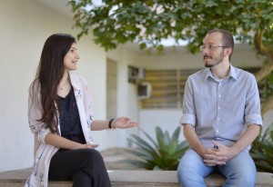 Mariana Galliano e Rodrigo Almeida destacam a importância do CPA para os graduandos (Foto: Twin Alvarenga)