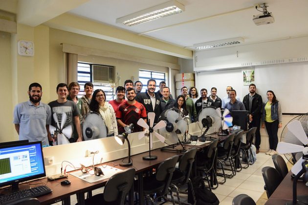 Laboratório atende estudantes e pesquisadores do curso de Engenharia Elétrica-Energia (Foto: Fayne Ferrari)
